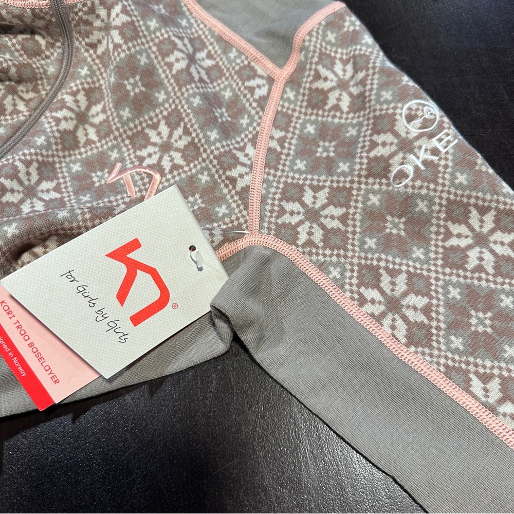 Kari Traa Rose Half Zip Baselayer Hoodie - 100% Merino Wool - Picture 8 of 8